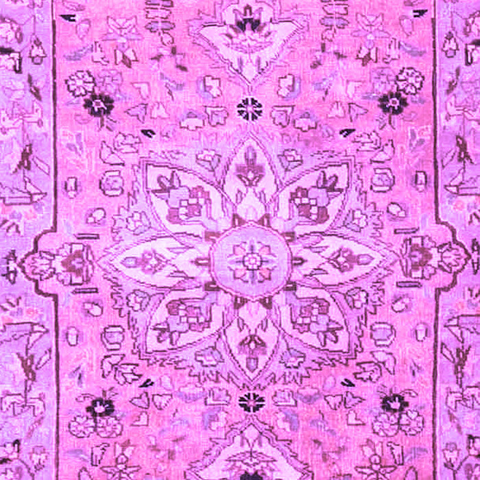 Machine Washable Persian Purple Traditional Area Rugs, wshtr4173pur