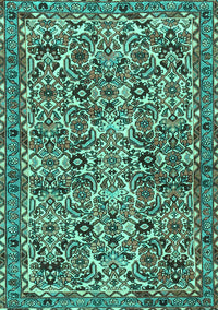 Persian Turquoise Traditional Rug, tr4174turq