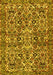 Machine Washable Persian Yellow Traditional Rug, wshtr4174yw