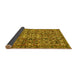 Sideview of Persian Yellow Traditional Rug, tr4174yw