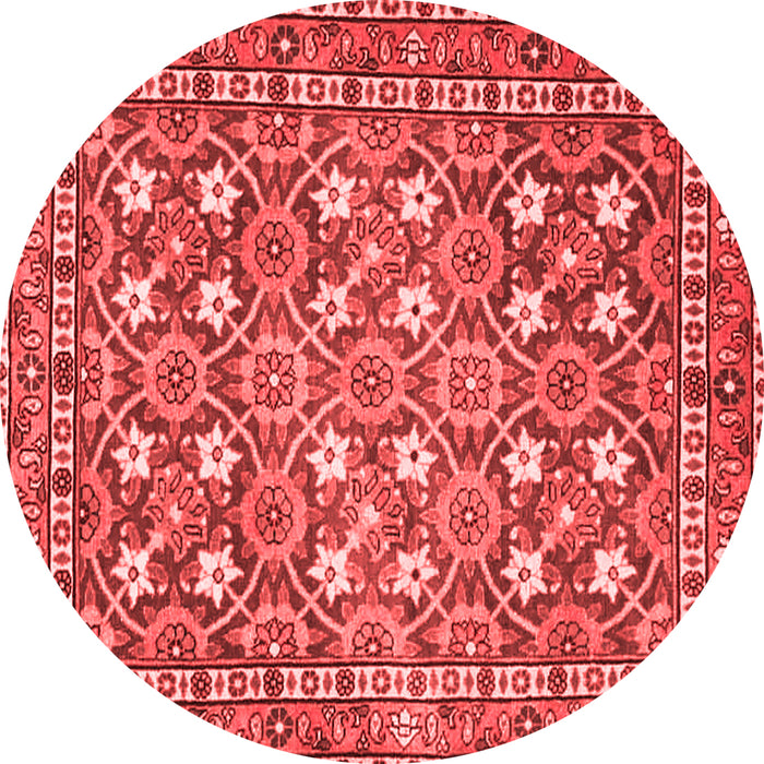 Machine Washable Persian Red Traditional Rug, wshtr4175red