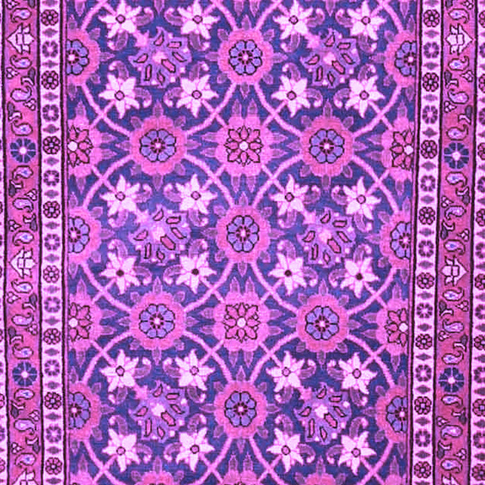 Machine Washable Persian Purple Traditional Area Rugs, wshtr4175pur