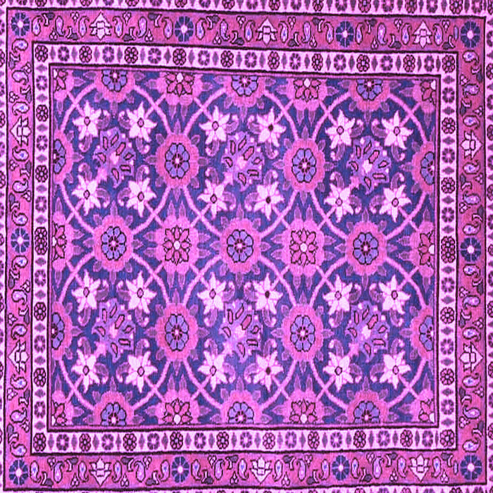Square Persian Purple Traditional Rug, tr4175pur