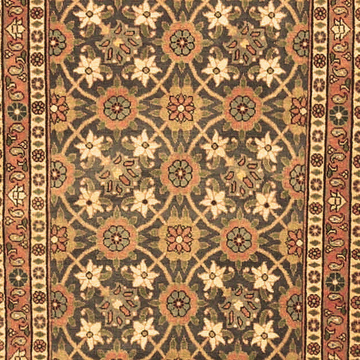 Machine Washable Persian Brown Traditional Rug, wshtr4175brn