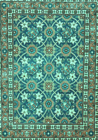 Persian Turquoise Traditional Rug, tr4175turq