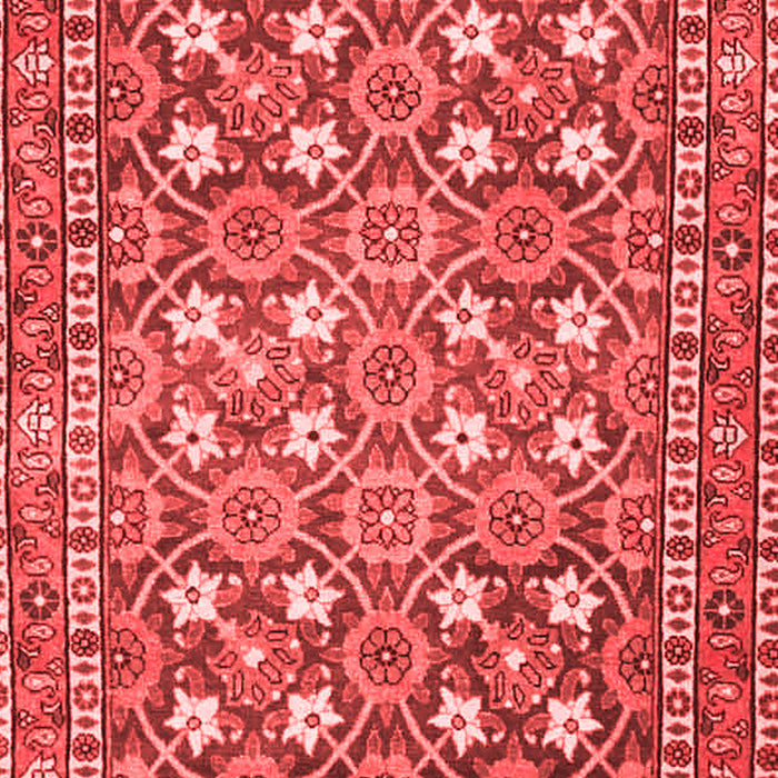 Machine Washable Persian Red Traditional Rug, wshtr4175red