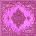 Square Persian Pink Traditional Rug, tr4176pnk