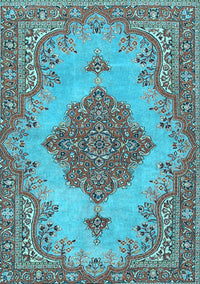 Persian Light Blue Traditional Rug, tr4176lblu