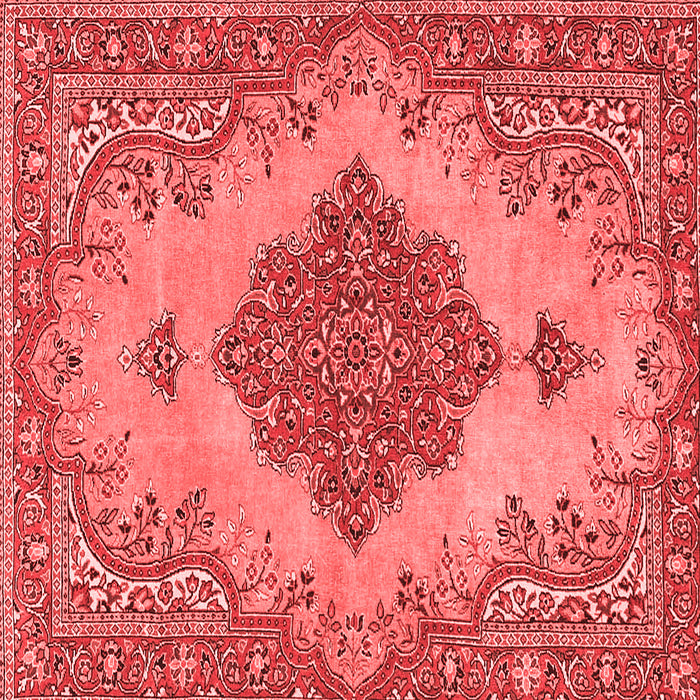 Machine Washable Persian Red Traditional Rug, wshtr4176red