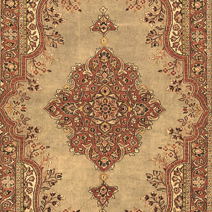 Machine Washable Persian Brown Traditional Rug, wshtr4176brn