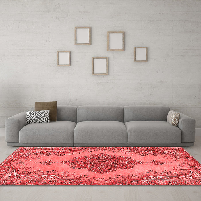 Traditional Red Washable Rugs