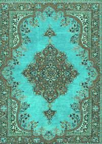 Persian Turquoise Traditional Rug, tr4176turq