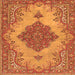 Serging Thickness of Persian Orange Traditional Rug, tr4176org