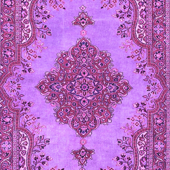 Machine Washable Persian Purple Traditional Area Rugs, wshtr4176pur