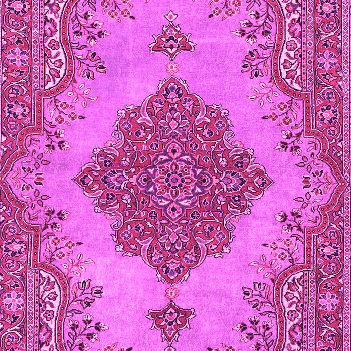 Machine Washable Persian Pink Traditional Rug, wshtr4176pnk