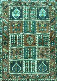 Persian Turquoise Traditional Rug, tr4177turq