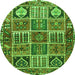 Machine Washable Persian Green Traditional Area Rugs, wshtr4177grn