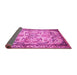 Sideview of Persian Pink Traditional Rug, tr4178pnk