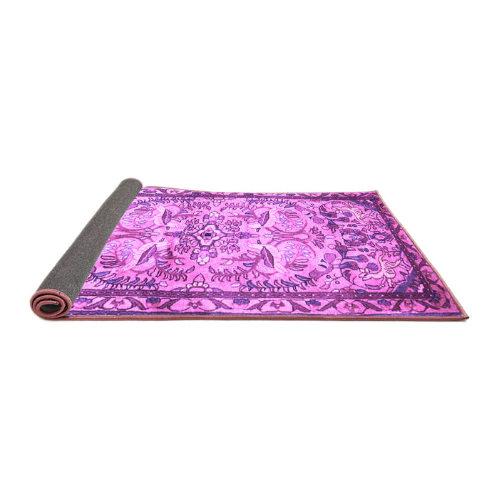 Sideview of Persian Purple Traditional Rug, tr4178pur