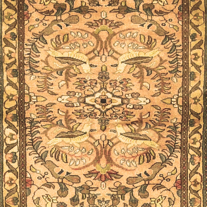Machine Washable Persian Brown Traditional Rug, wshtr4178brn