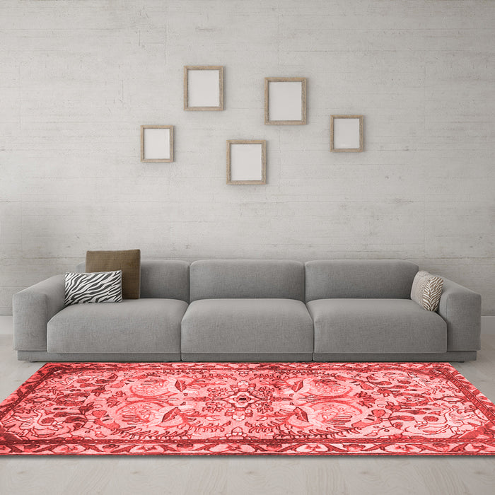 Traditional Red Washable Rugs