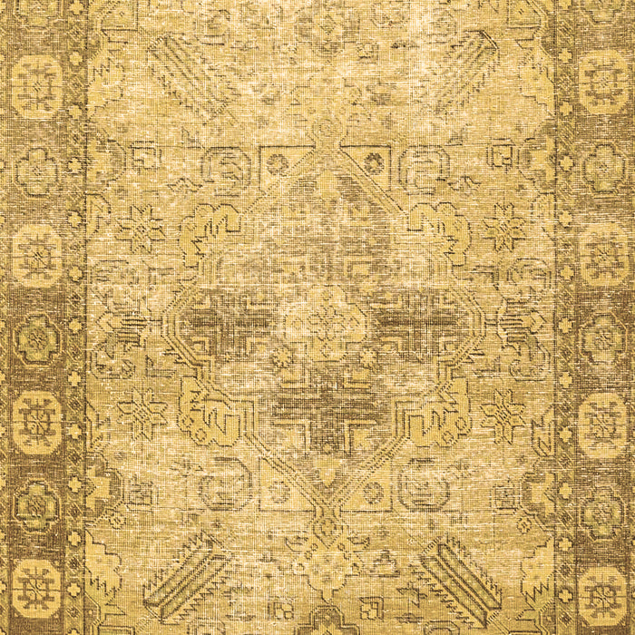Machine Washable Persian Brown Traditional Rug, wshtr4179brn