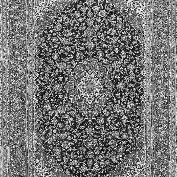 Medallion Gray Traditional Rug, tr417gry