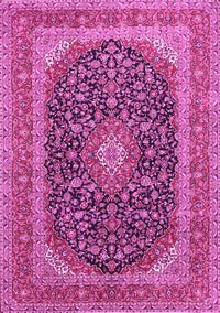 Medallion Pink Traditional Rug, tr417pnk