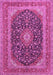 Medallion Pink Traditional Rug, tr417pnk