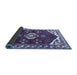 Sideview of Persian Blue Traditional Rug, tr4180blu