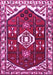 Machine Washable Persian Pink Traditional Rug, wshtr4180pnk