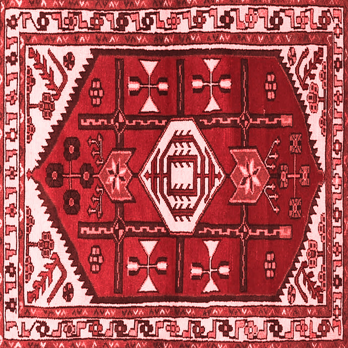 Machine Washable Persian Red Traditional Rug, wshtr4180red