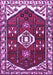 Machine Washable Persian Purple Traditional Area Rugs, wshtr4180pur