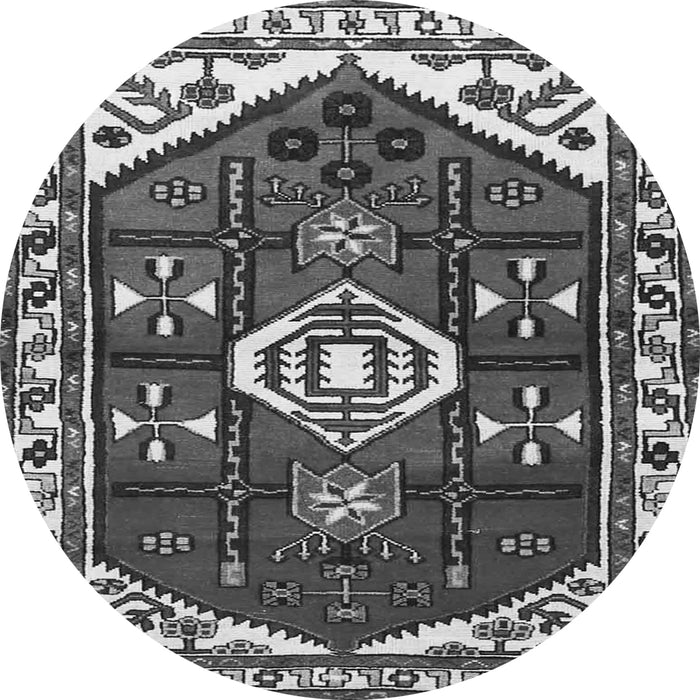 Square Persian Gray Traditional Rug, tr4180gry