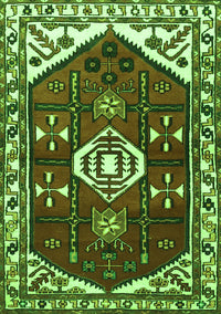 Persian Green Traditional Rug, tr4180grn