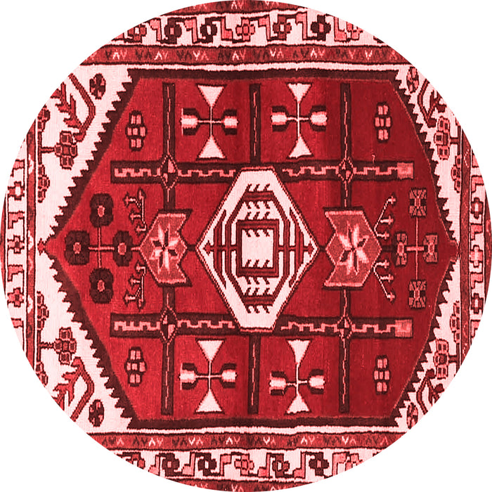Machine Washable Persian Red Traditional Rug, wshtr4180red