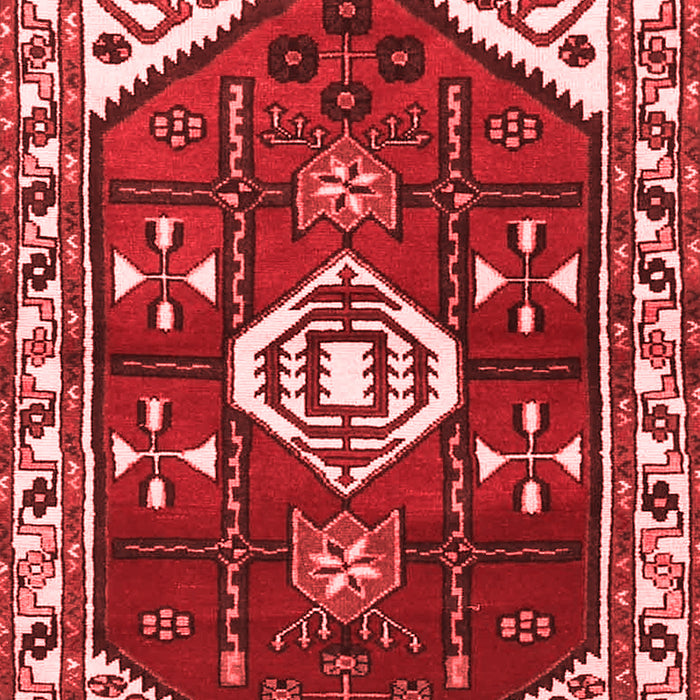 Machine Washable Persian Red Traditional Rug, wshtr4180red
