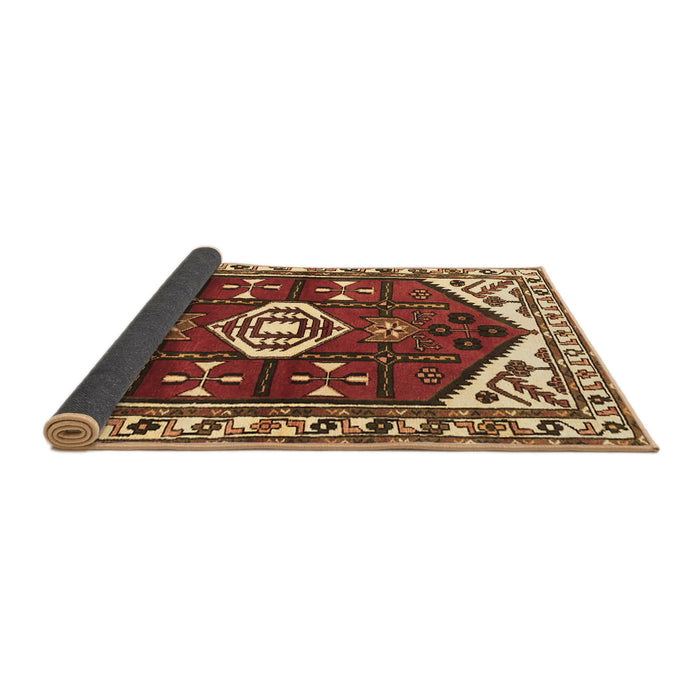 Sideview of Persian Brown Traditional Rug, tr4180brn
