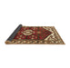 Sideview of Persian Brown Traditional Rug, tr4180brn