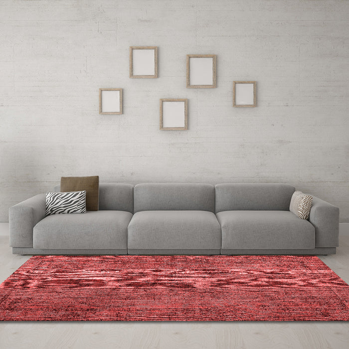 Traditional Red Washable Rugs