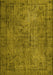 Persian Yellow Traditional Rug, tr4181yw