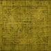 Square Persian Yellow Traditional Rug, tr4181yw