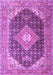 Medallion Purple Traditional Rug, tr4182pur