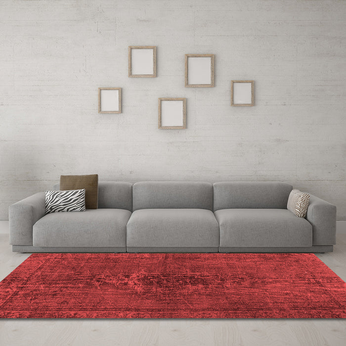 Traditional Red Washable Rugs
