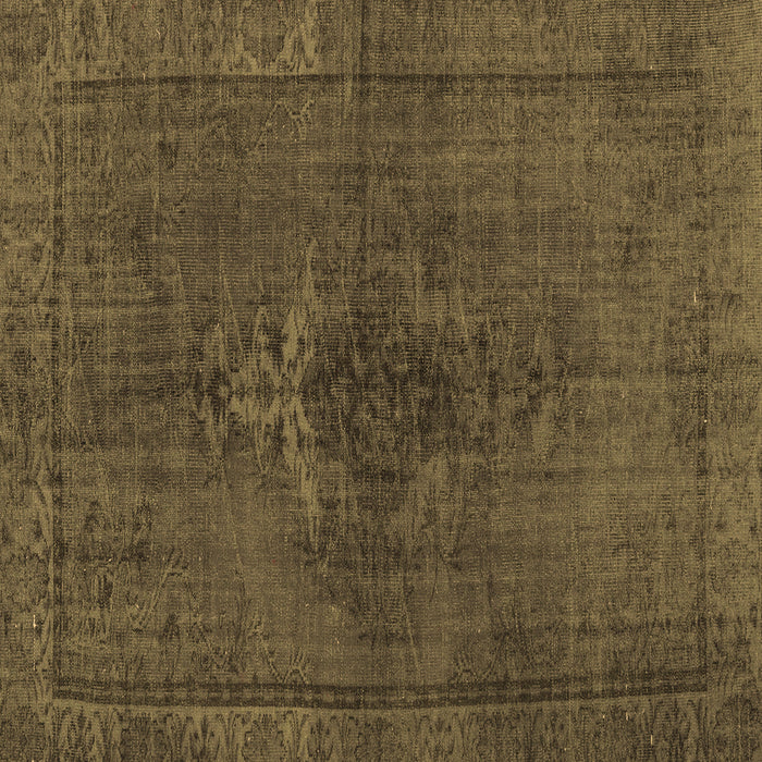 Square Machine Washable Persian Brown Traditional Rug, wshtr4183brn