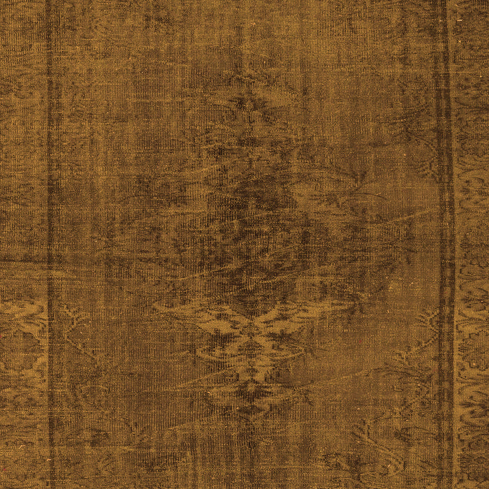 Serging Thickness of Machine Washable Persian Orange Traditional Area Rugs, wshtr4183org