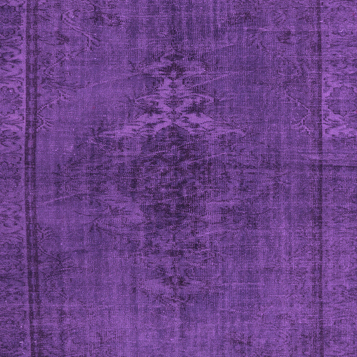 Machine Washable Persian Purple Traditional Area Rugs, wshtr4183pur