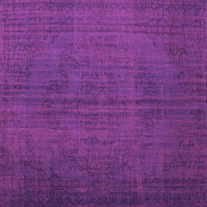 Square Machine Washable Persian Purple Bohemian Area Rugs, wshtr4184pur