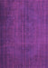 Machine Washable Persian Purple Bohemian Area Rugs, wshtr4184pur