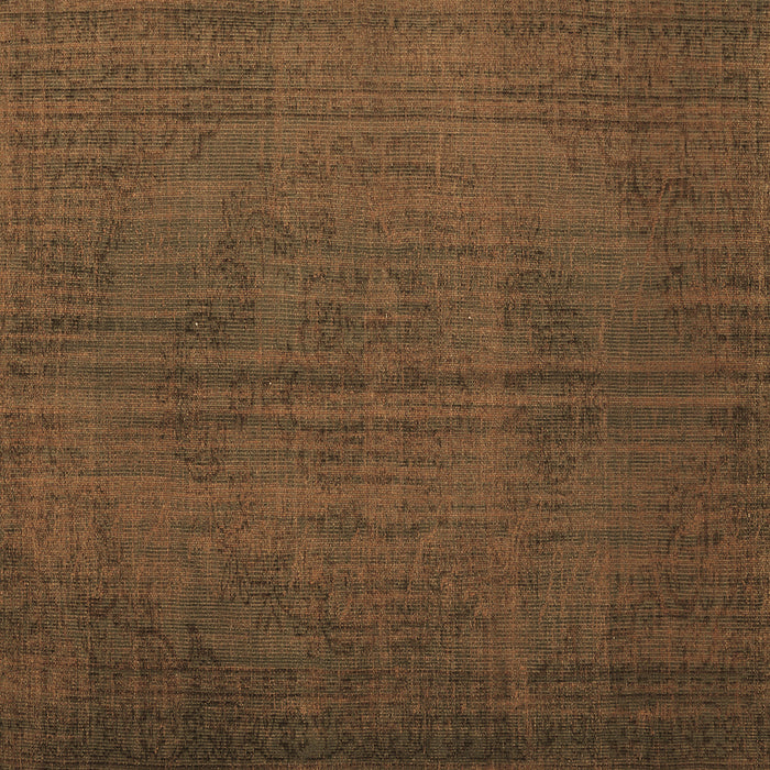 Square Machine Washable Persian Brown Bohemian Rug, wshtr4184brn